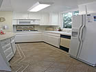 bright kitchen.