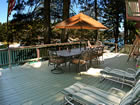 large lakeview deck.