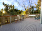stunning deck with views.
